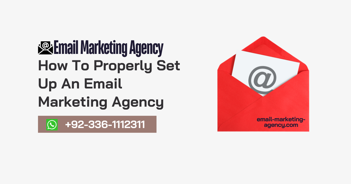 How To Properly Set Up An Email Marketing Agency Facebook